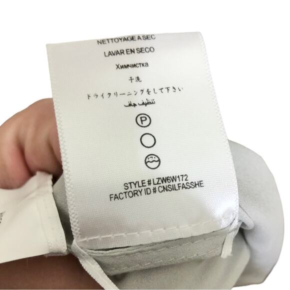 BCBGMaxAzria Amber Column Maxi Gown in Ebony Blue Combo Lace Print Size 2 - Picture 7 of 13